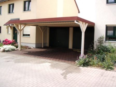 Metallcarports als Garagenvorbau