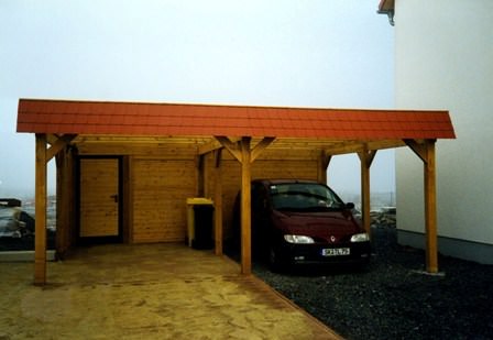 Carport mit R?kwand